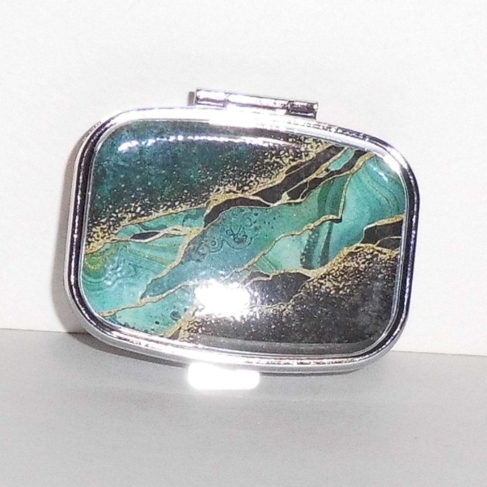 1pc.  Marble Pill Case/Box